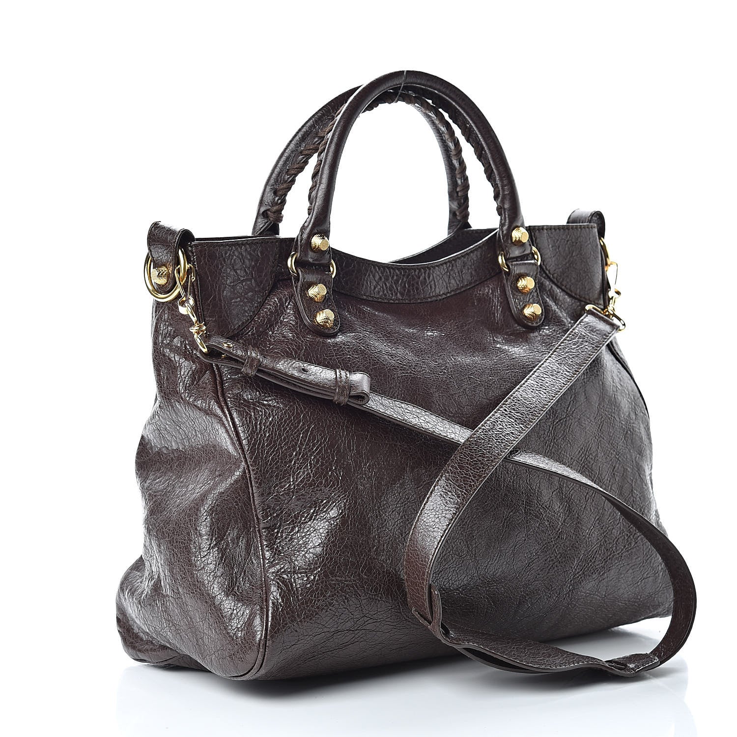 Balenciaga Agneau Giant 12 Gold Hardware Velo Charbon 3 of 12