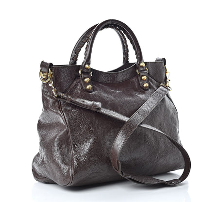 Balenciaga Agneau Giant 12 Gold Hardware Velo Charbon 3 of 12