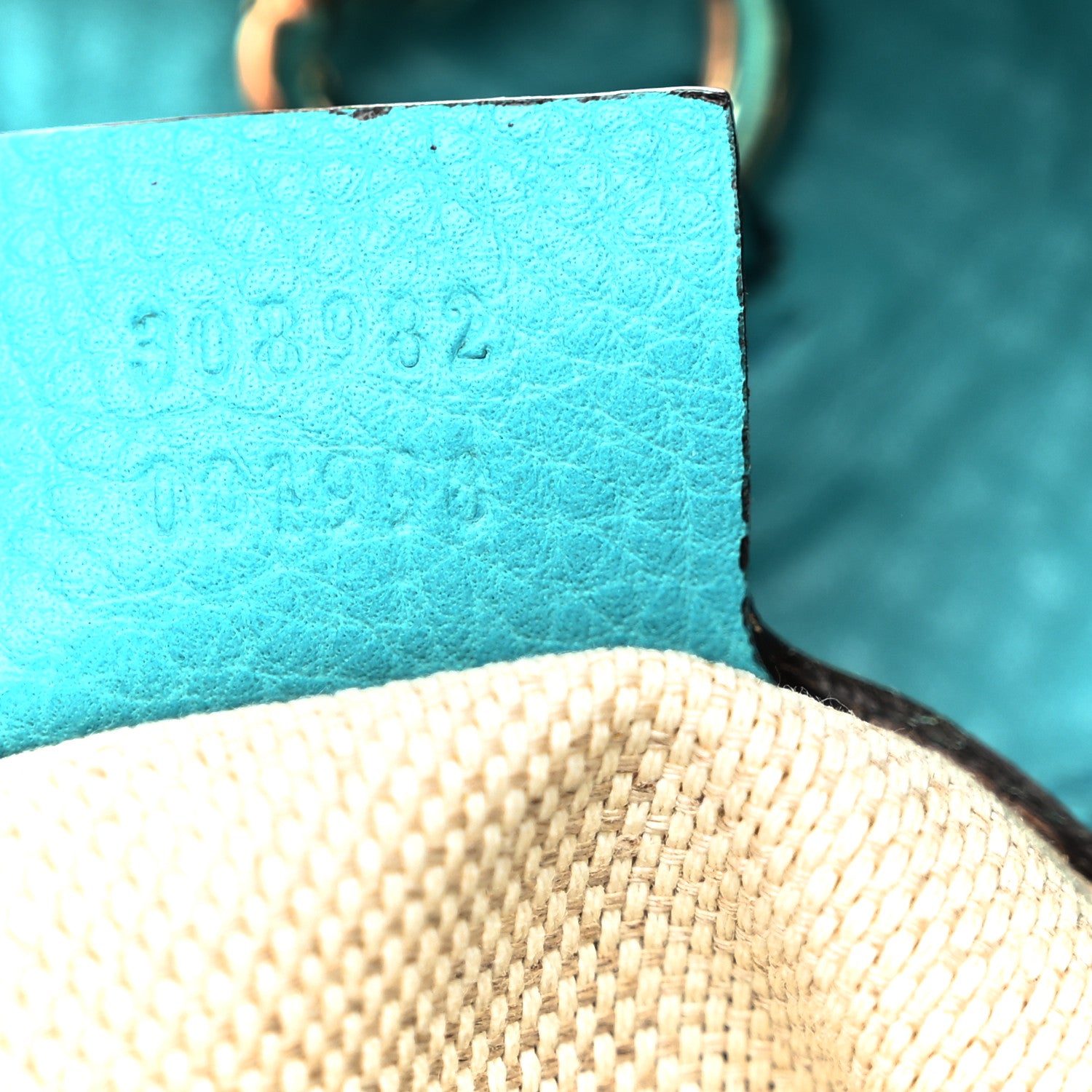 Gucci Pebbled Calfskin Medium Soho Chain Shoulder Bag Teal 7 of 12