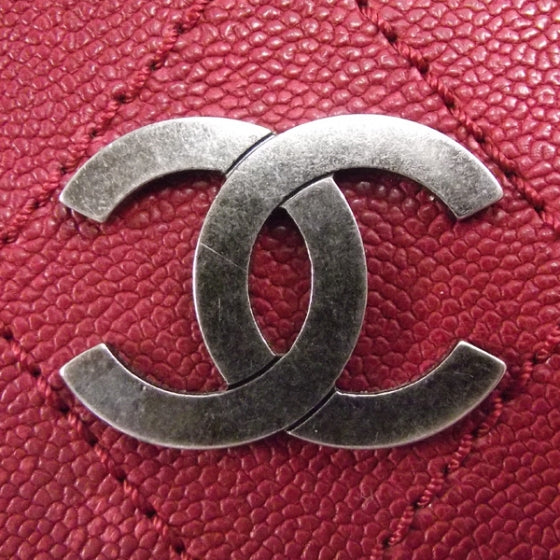 Chanel Caviar Outdoor Ligne Hobo Red 12 of 12