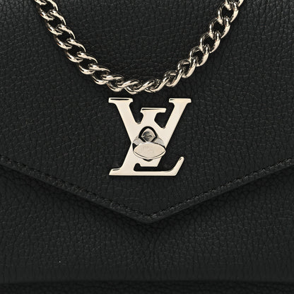 Louis Vuitton Soft Calfskin My Lockme Chain Pochette Black 8 of 11