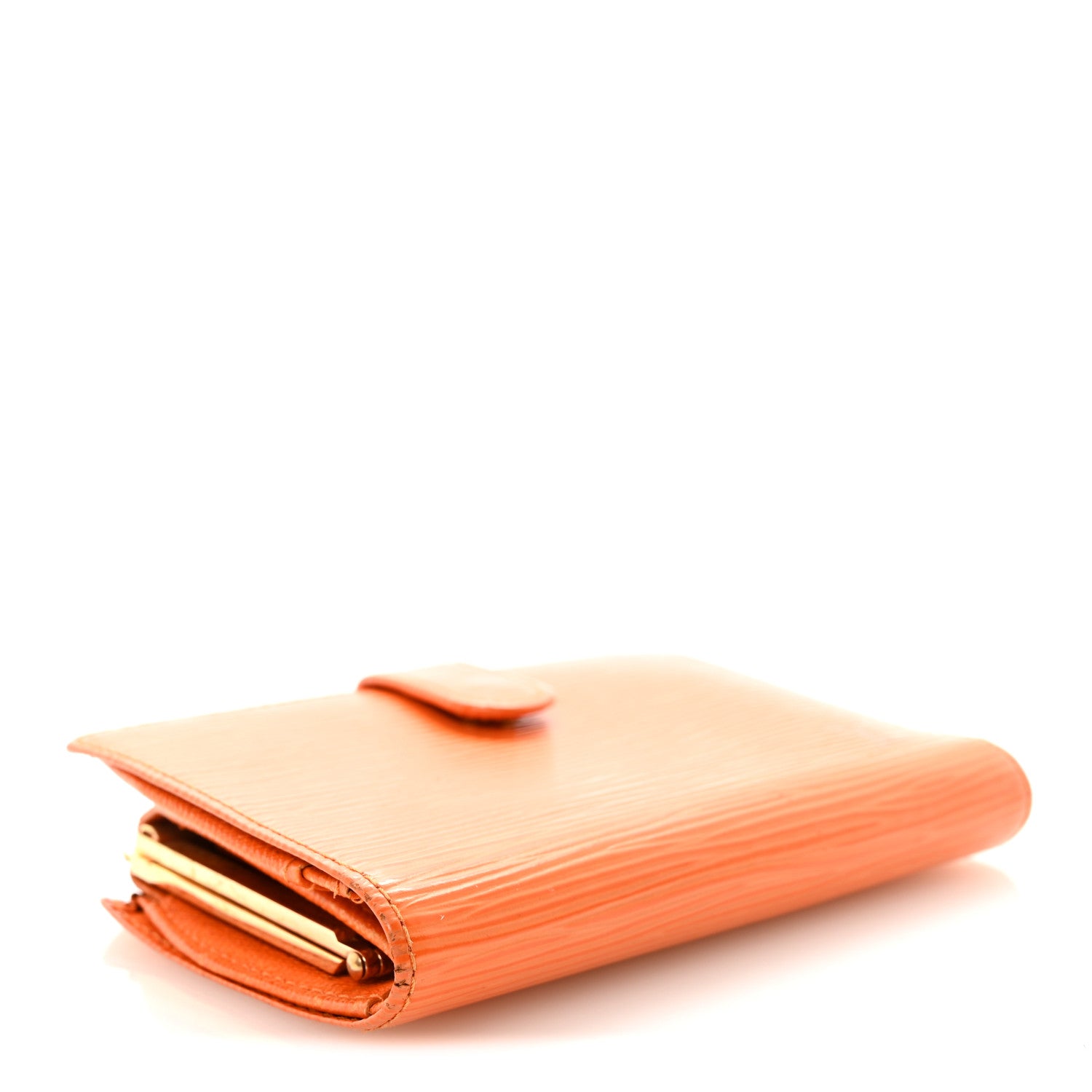 Louis Vuitton Epi French Purse Wallet Mandarin 4 of 9