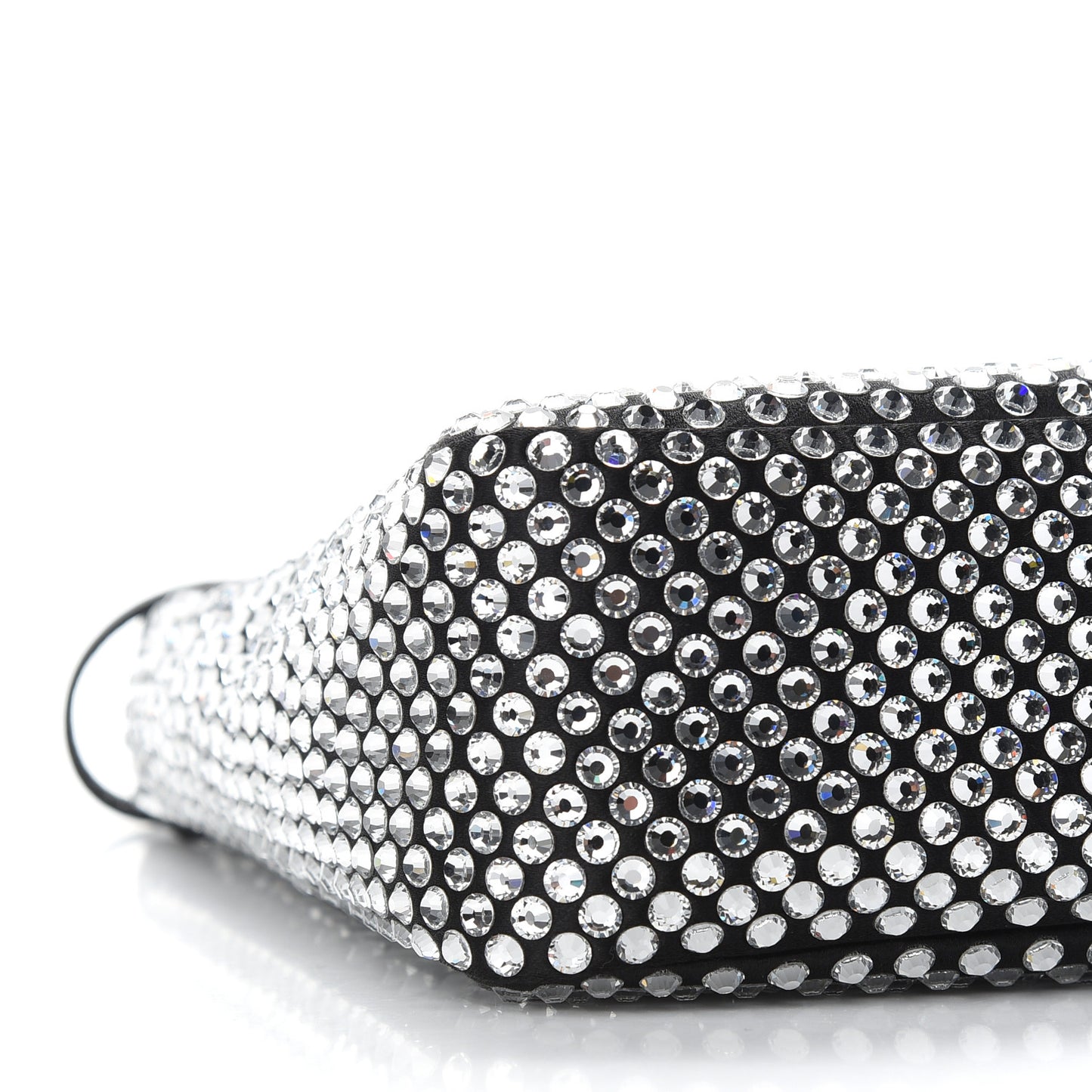 Satin Crystal Mini Re-Edition 2000 Bag Cristal