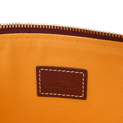 Goyard Goyardine Senat Pochette MM Burgundy 6 of 8