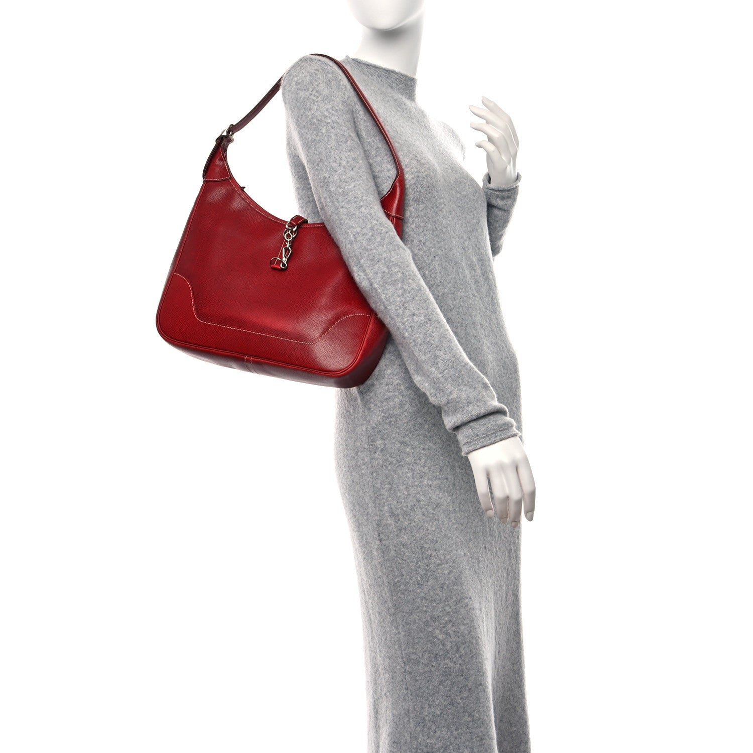 Hermes Courchevel Trim II 31 Rouge H 3 of 16