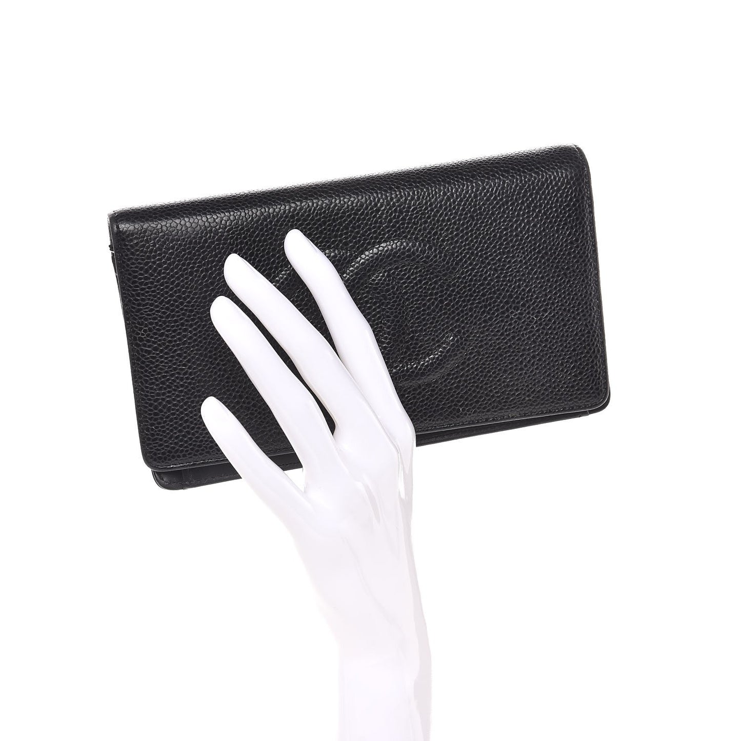 Caviar Timeless CC Yen Wallet Black