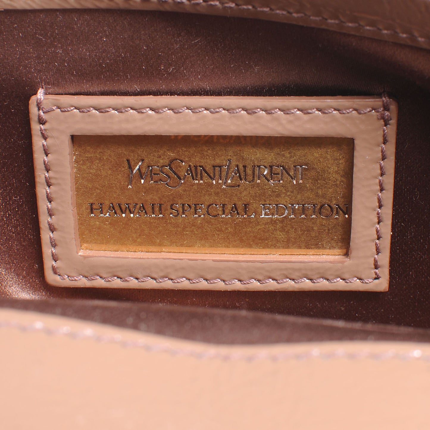 Patent Belle de Jour Clutch Nude