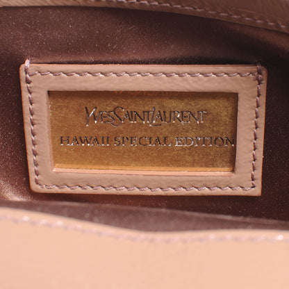 Saint Laurent Patent Belle de Jour Clutch Nude 6 of 7