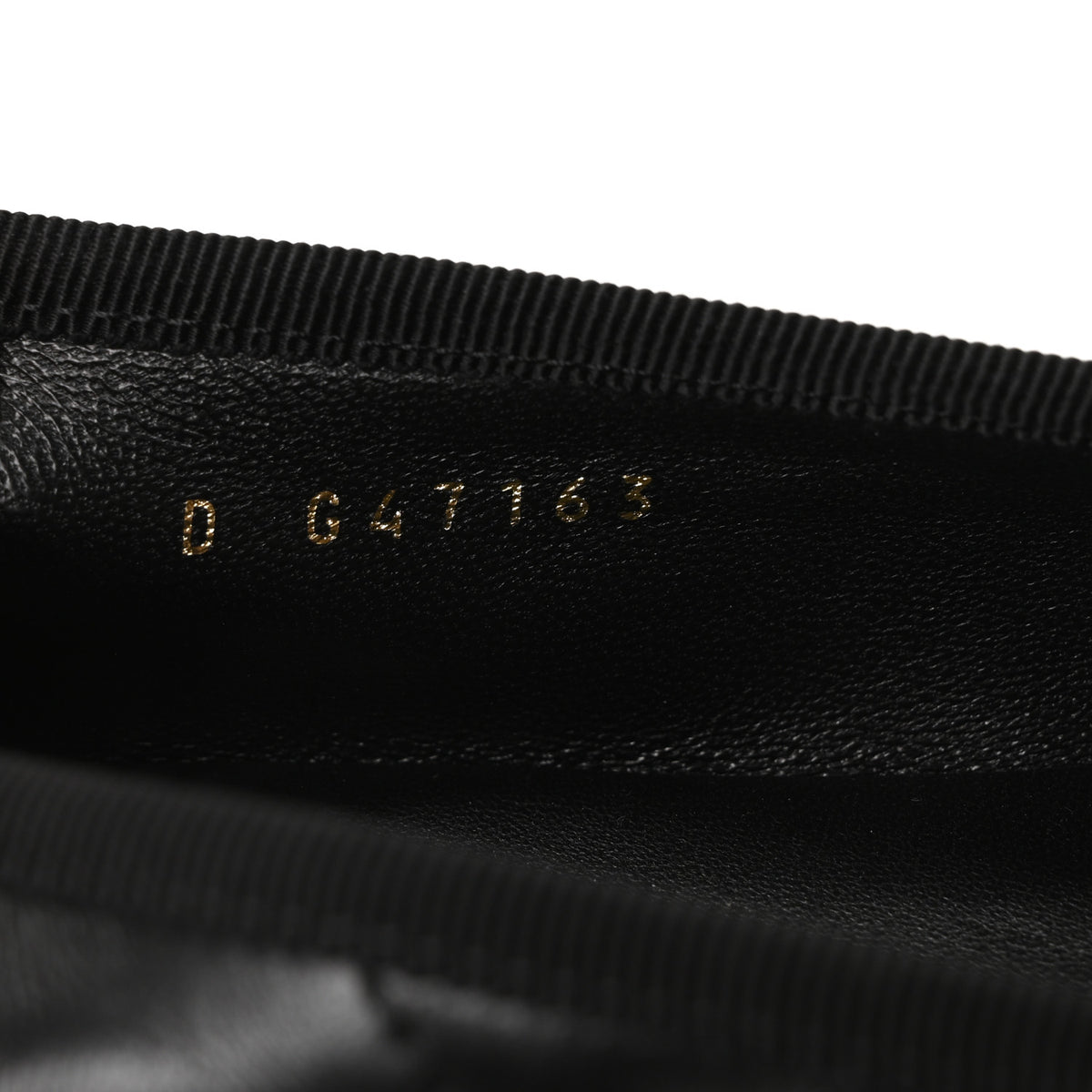 Lambskin Quilted CC Cambon Ballet Flats 38.5 Black White