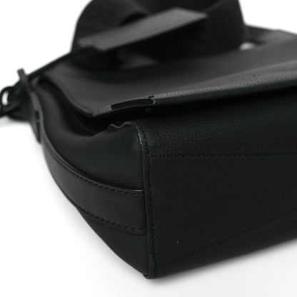 Louis Vuitton Calfskin Aerogram Messenger Black 7 of 9
