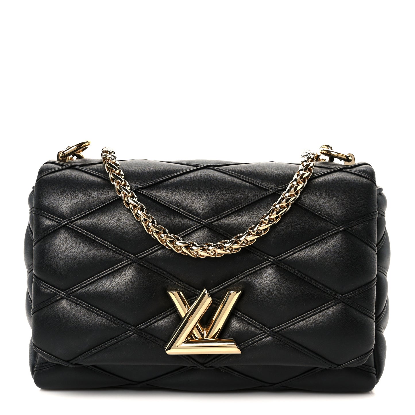 Lambskin Malletage Top Handle GO-14 MM Black
