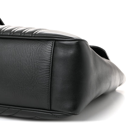 Gucci Calfskin Matelasse Large GG Marmont Shoulder Bag Black 10 of 12