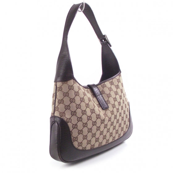 Gucci Monogram GG Signature Jackie O Hobo 3 of 13