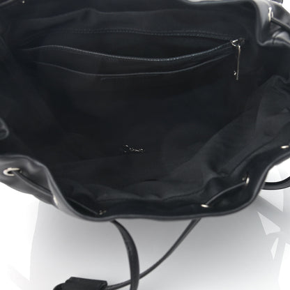 Chanel Calfskin Chevron Quilted Large Urban Spirit Backpack Black 7 of 13