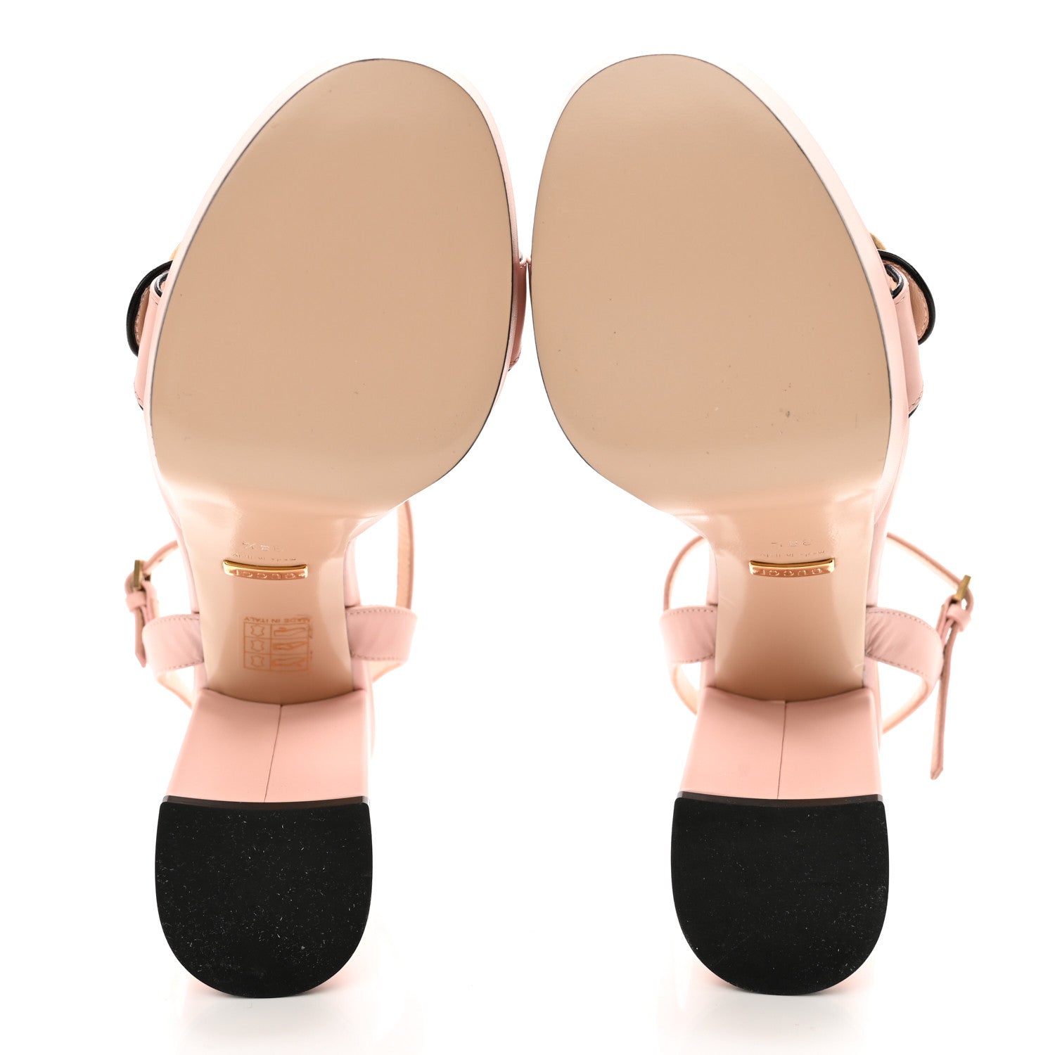 Gucci Galassia GG Marmont Ankle Wrap 30/115mm Platform Sandals 38.5 Perfect Pink 6 of 13