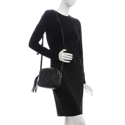 Gucci Pebbled Calfskin Small Soho Disco Bag Black 2 of 7