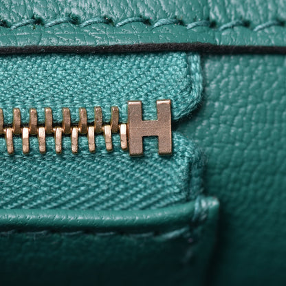 Hermes Epsom Birkin 30 Vert Vertigo 28 of 37