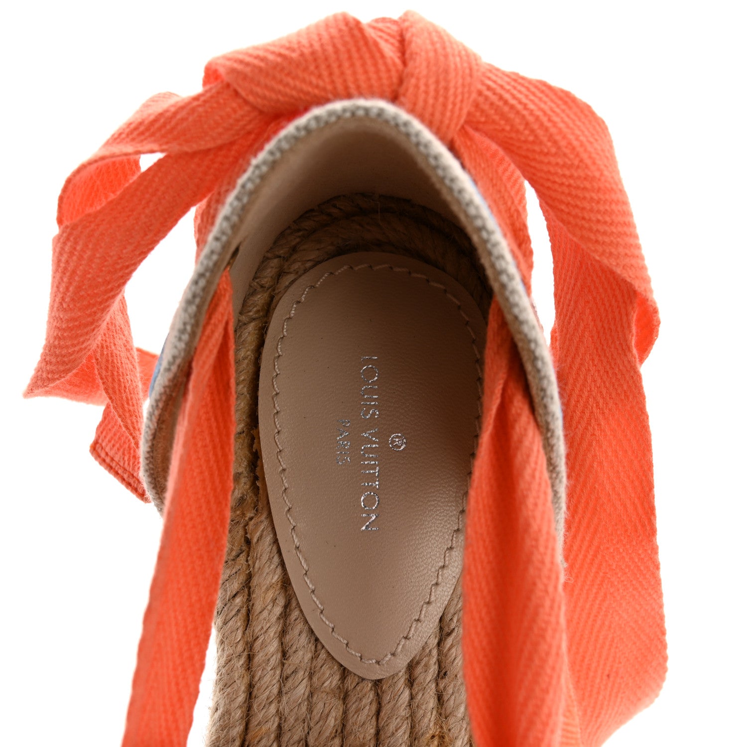 Louis Vuitton Canvas Monogram Starboard Espadrille Flats 37 Blue 7 of 9