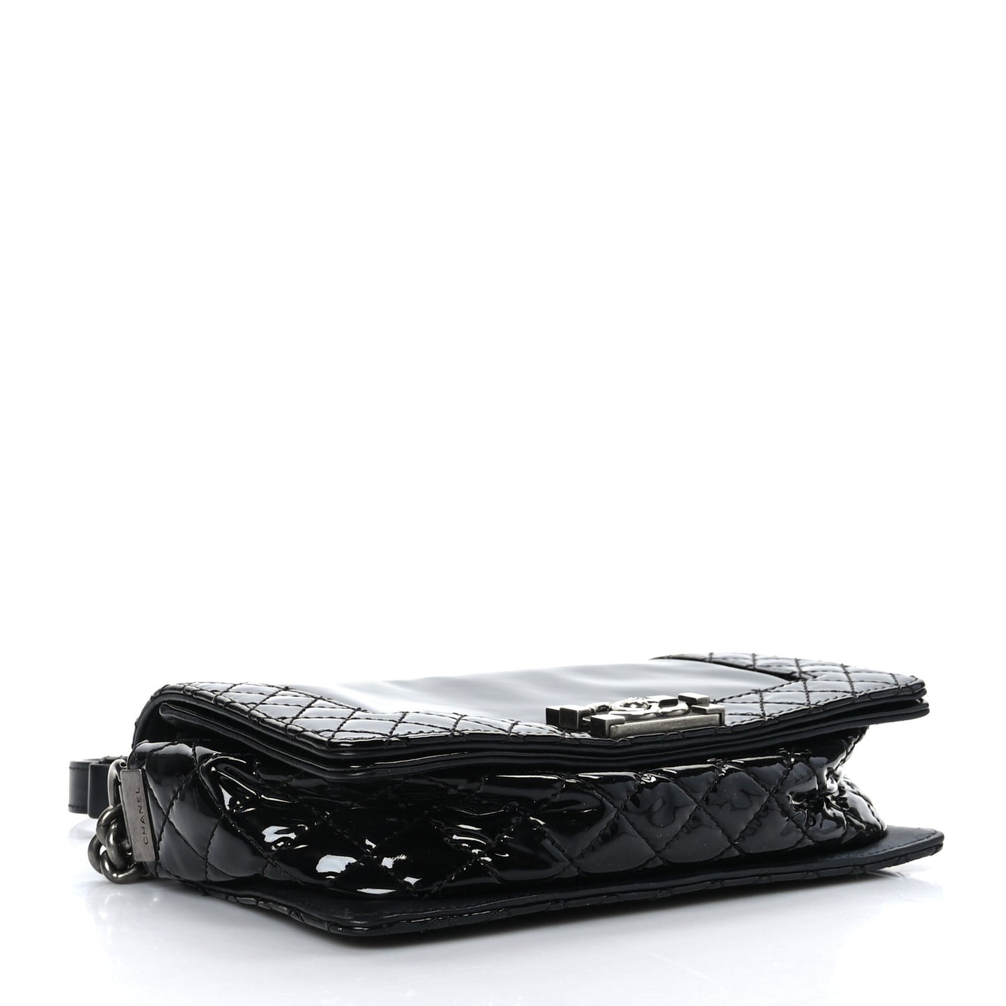 Patent New Medium Boy Reverso Flap Black