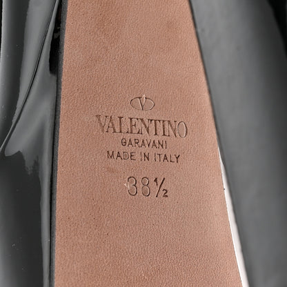 Valentino Garavani Patent Tan-Go 55/155mm Platform Pumps 38.5 Black 6 of 9