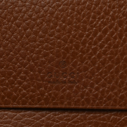 Gucci New Denim GG Monogram Jackie 1961 Card Case Blue Tea Cuir 7 of 8
