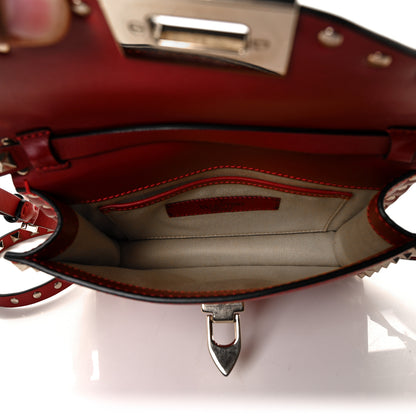 Valentino Garavani Vitello Rockstud Shoulder Flap Bag Rosso Valentino 5 of 8