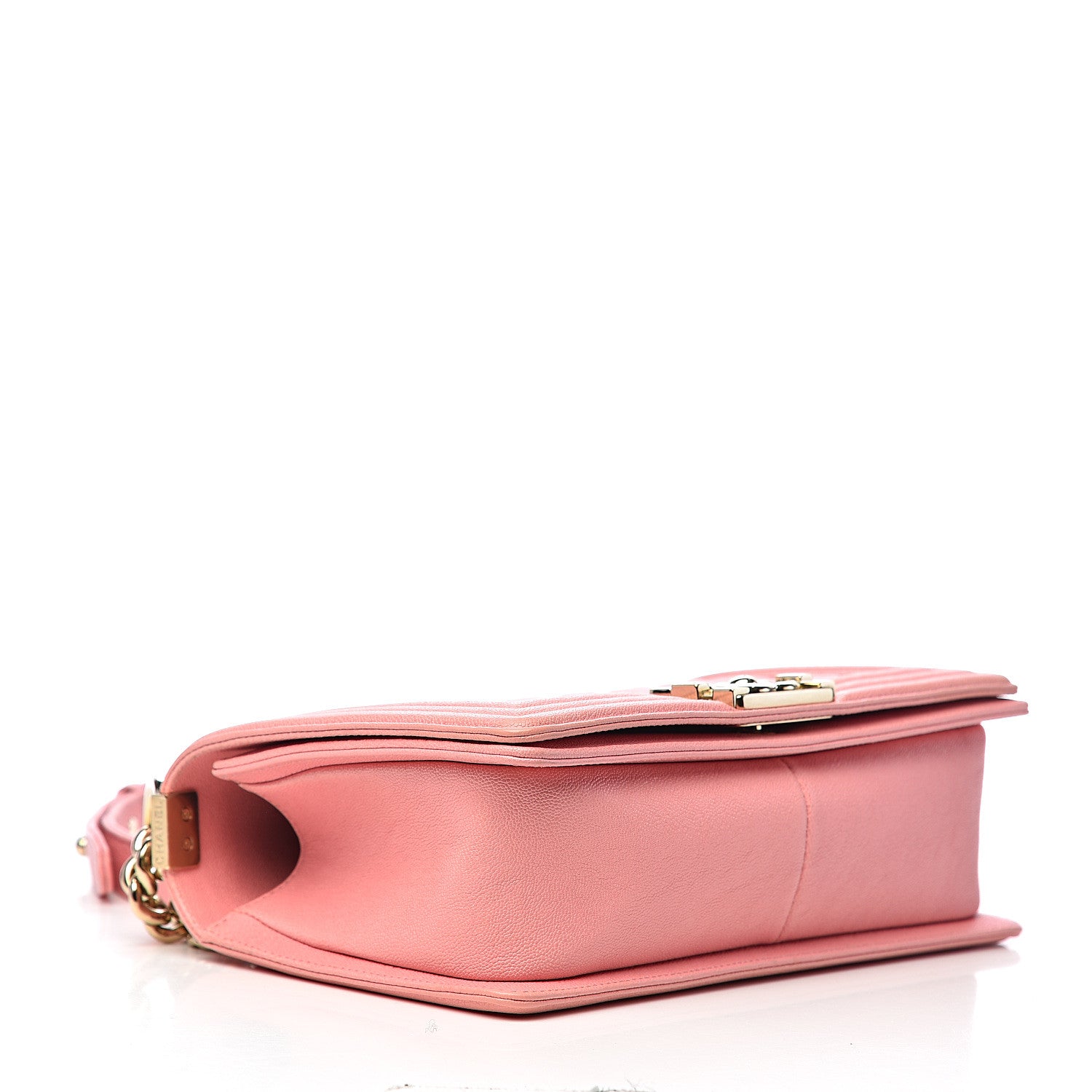 Chanel Caviar Quilted Medium Boy Flap Powder Pink 4 of 11