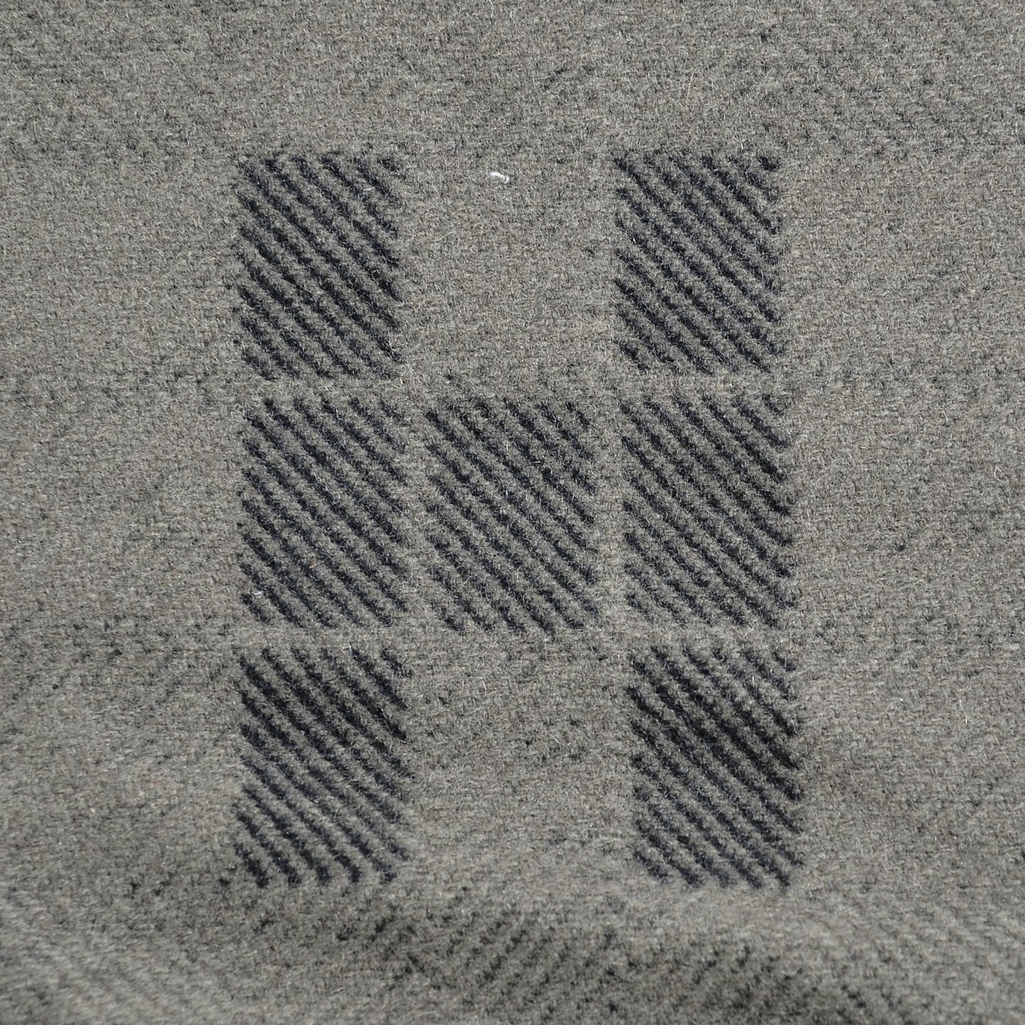 Wool Cashmere Blanket Black