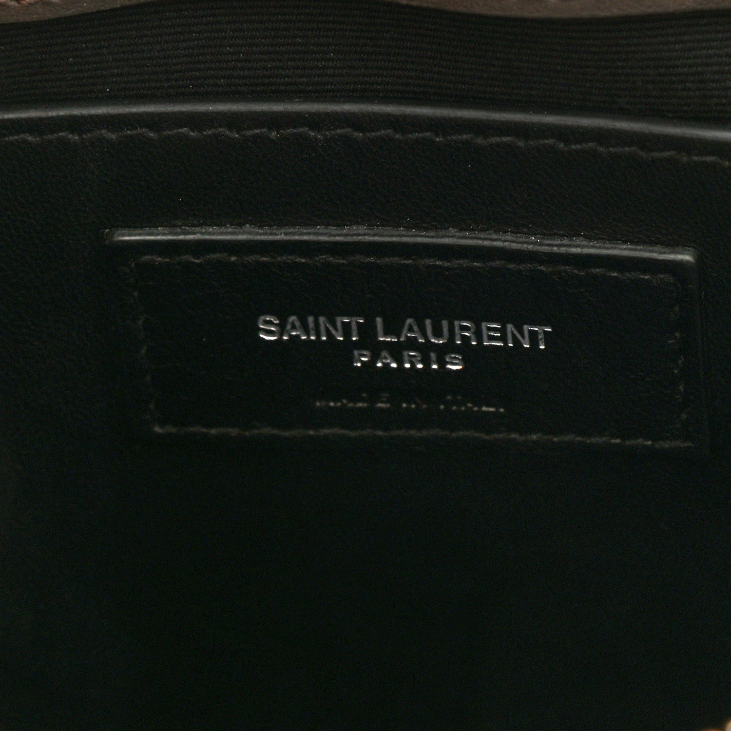 Saint Laurent Calfskin Y Quilted Monogram Small Loulou Chain Satchel Pebble 6 of 8