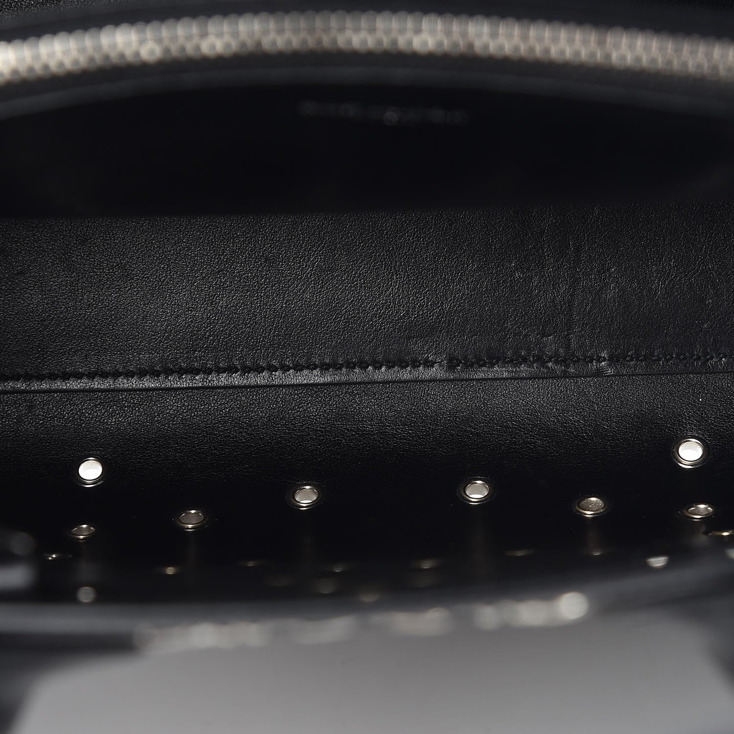 Saint Laurent Calfskin Perforated Bandana Studded Small Sac De Jour Black 12 of 16