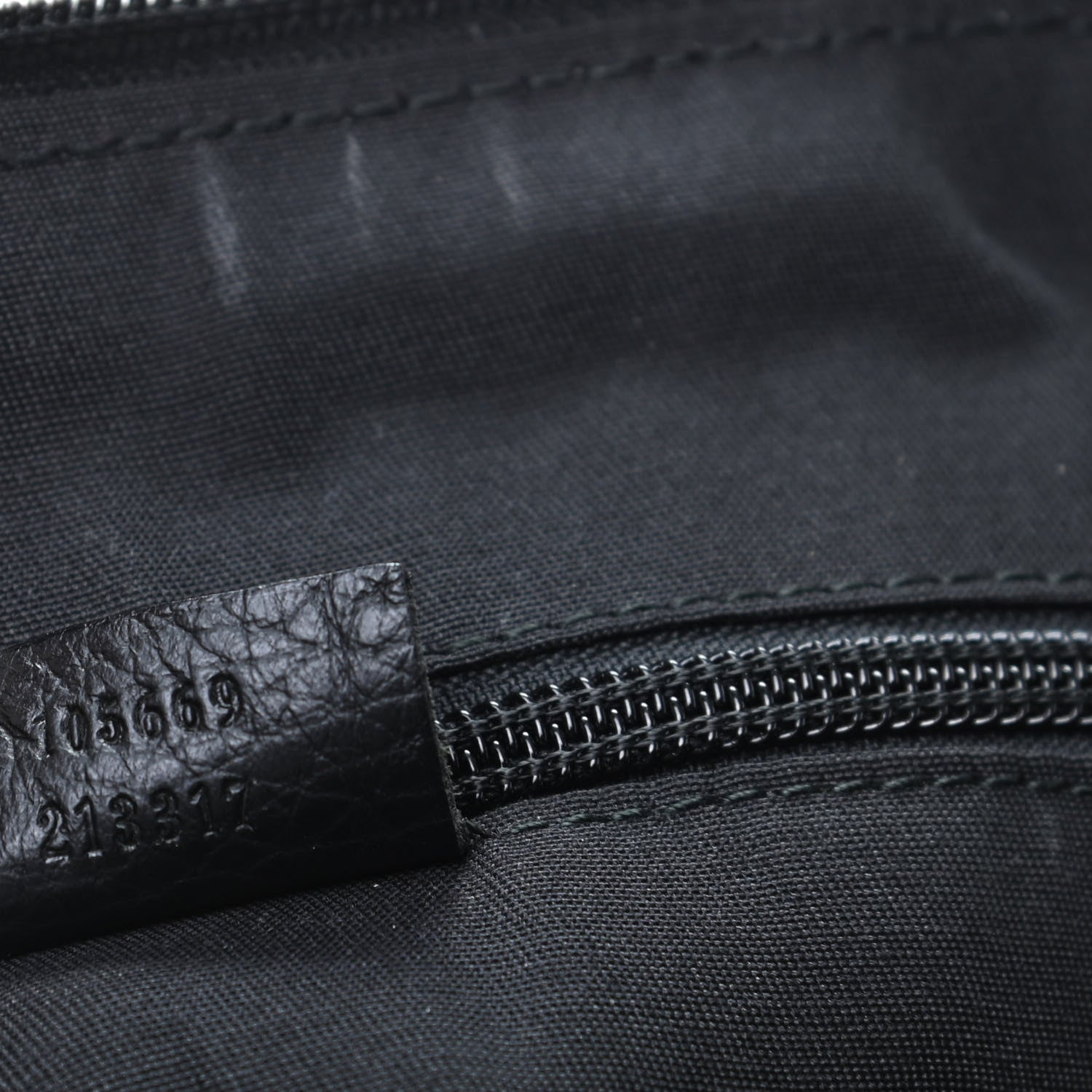 Gucci Nylon Monogram Travel Hobo Black 6 of 6