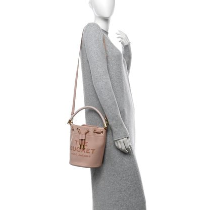 Marc Jacobs Grained Calfskin The Bucket Bag Powder 2 of 11
