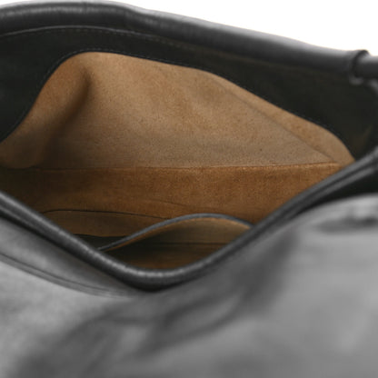 Loewe Shiny Nappa Calfskin Paseo Satchel Black 5 of 8