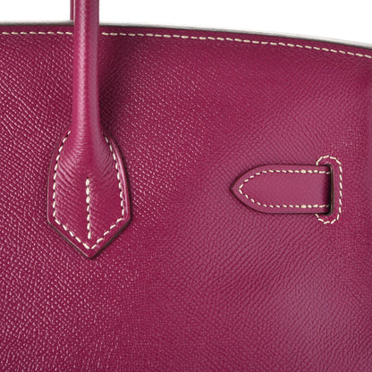 Hermes Epsom Candy Birkin 35 Tosca Rose Tyrien 11 of 42