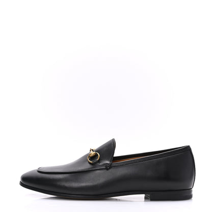 Gucci Calfskin Womens Jordaan Loafers 38.5 Black 1 of 8