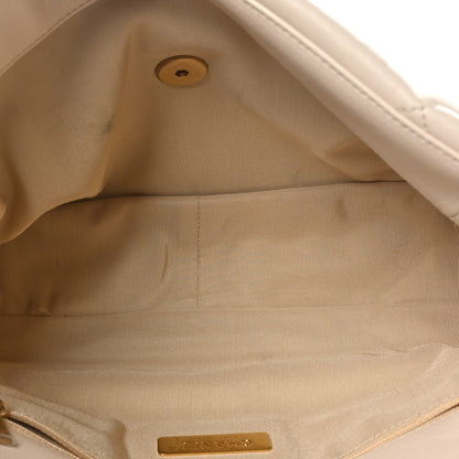 Chanel Lambskin Quilted Large Chanel 19 Flap Light Beige 5 of 11