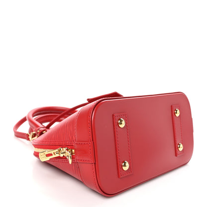 Louis Vuitton Epi Alma BB Castillan Red 4 of 9