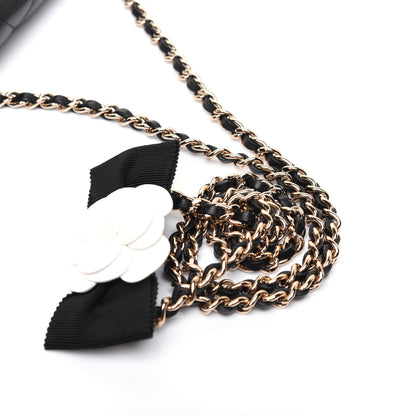 Chanel Lambskin Quilted My Chanel Lady Card Holder On Chain Black 14 of 15