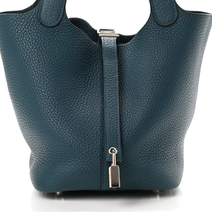 Hermes Taurillon Clemence Picotin Lock 18 PM Colvert 8 of 10