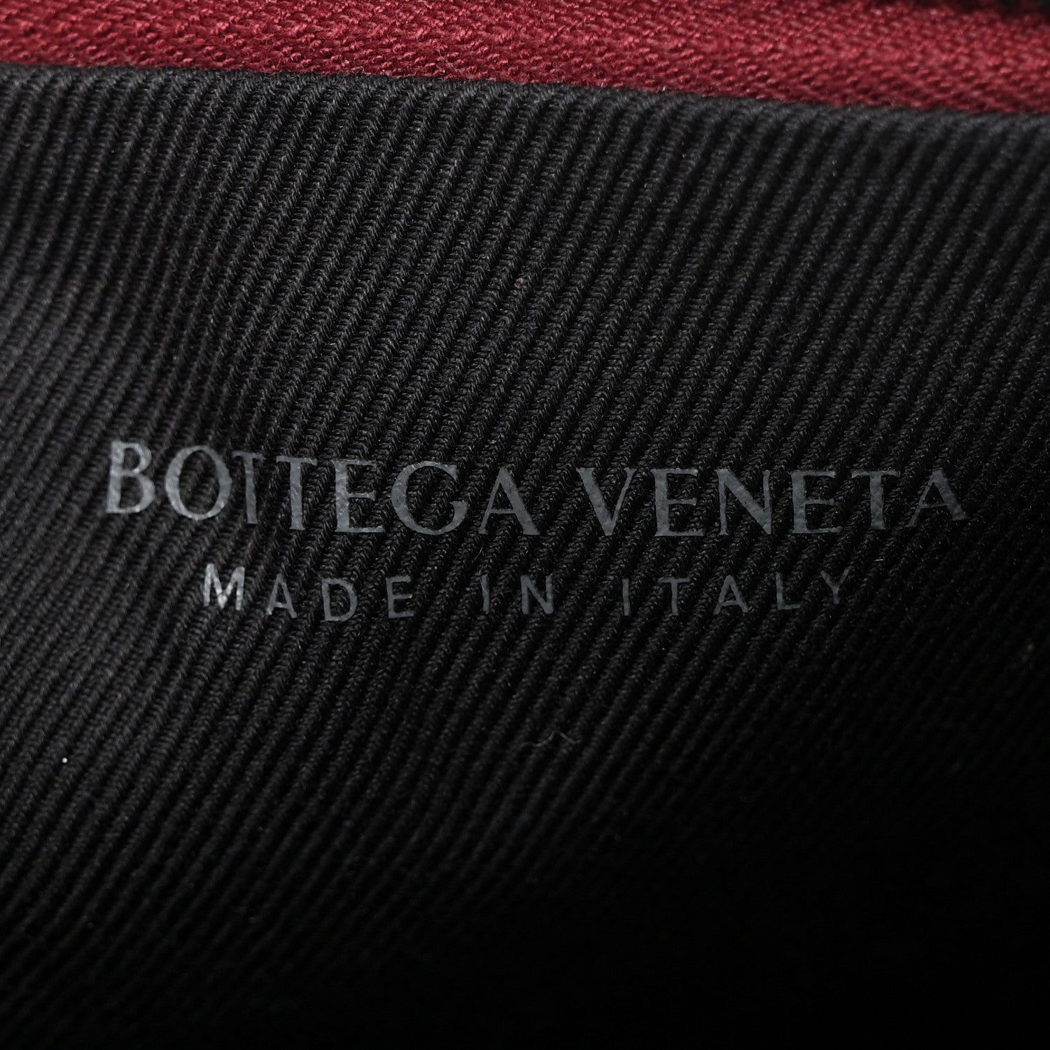 Bottega Veneta Nappa Intrecciato Wristlet Zip Pouch Bordeaux 6 of 8