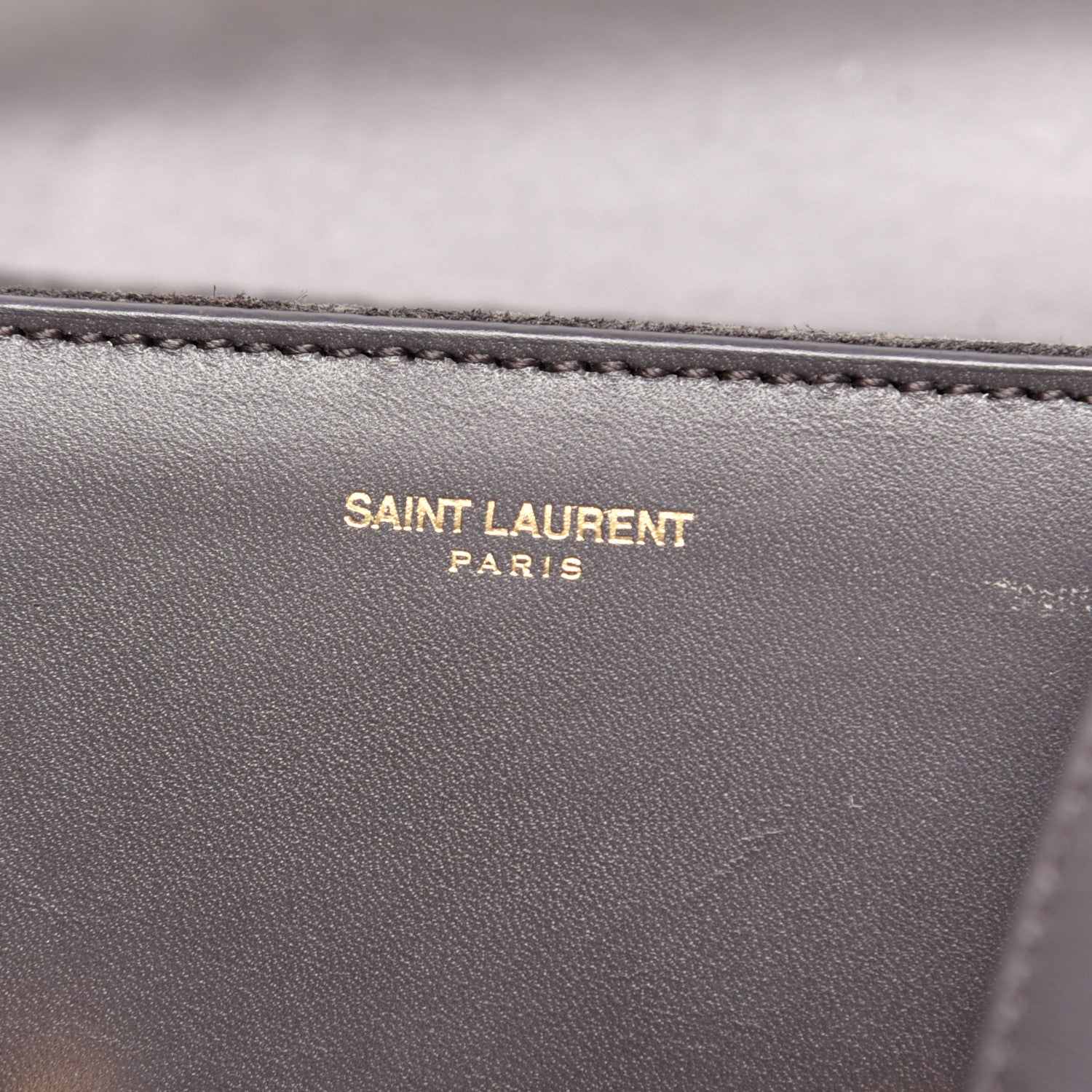 Saint Laurent Calfskin Small Classic Lulu Bag Gray 8 of 11