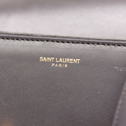 Saint Laurent Calfskin Small Classic Lulu Bag Gray 8 of 11