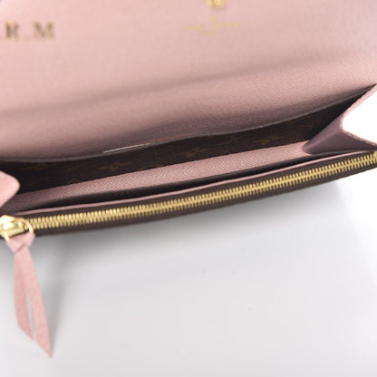Louis Vuitton Monogram Emilie Wallet Rose Ballerine 5 of 8