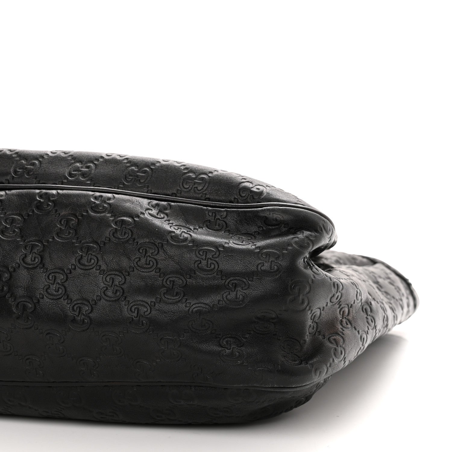 Gucci Guccissima Medium Sukey Top Handle Tote Black 10 of 14