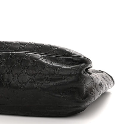 Gucci Guccissima Medium Sukey Top Handle Tote Black 10 of 14