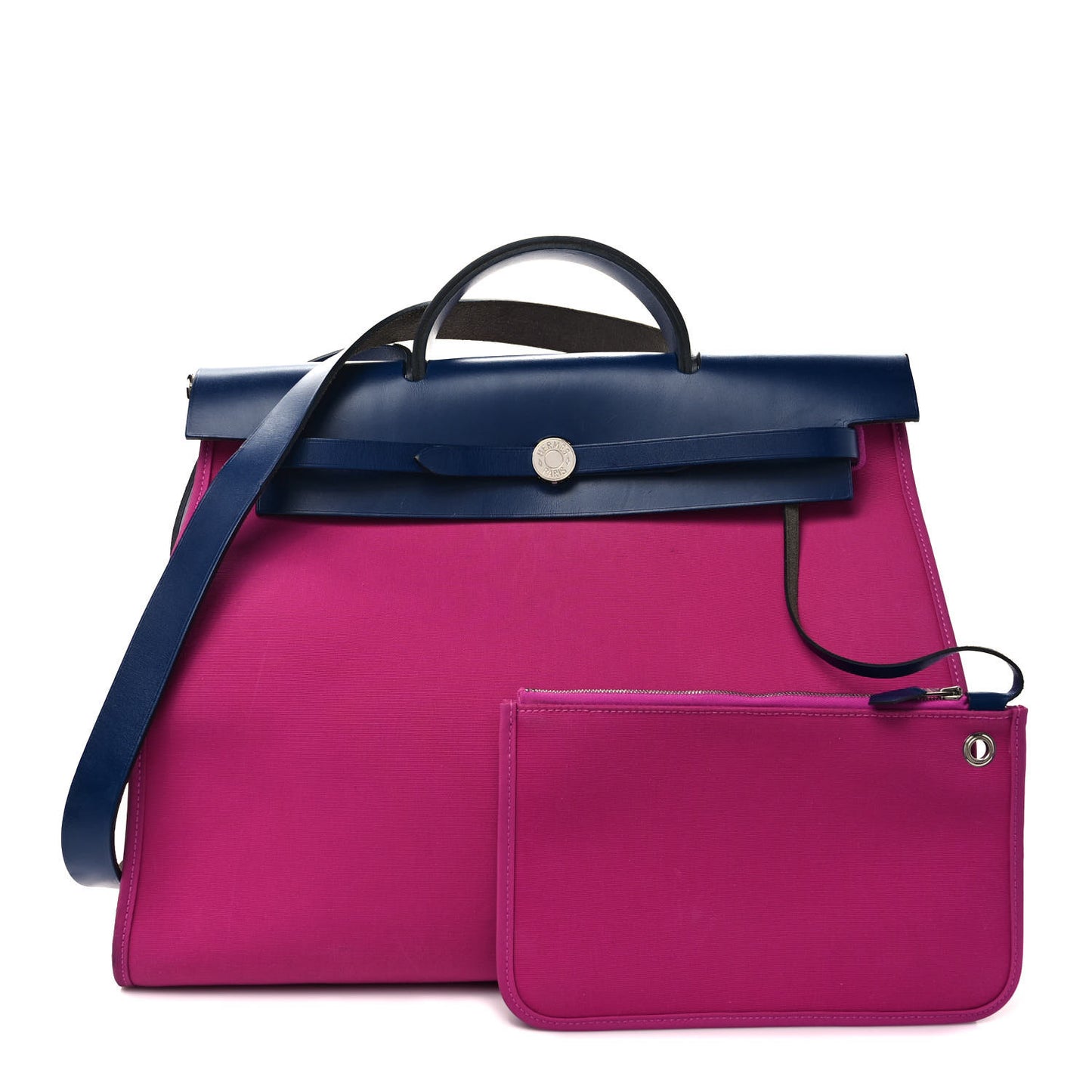 Toile Vache Hunter Herbag Zip 39 MM Magnolia Bleu Saphir