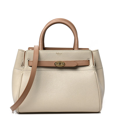 Mulberry Heavy Grain Small Belted Bayswater Tote Beige 1 of 9