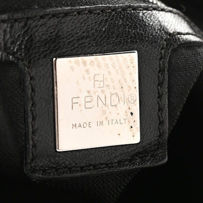 Fendi Suede Shoulder Bag Black 6 of 9