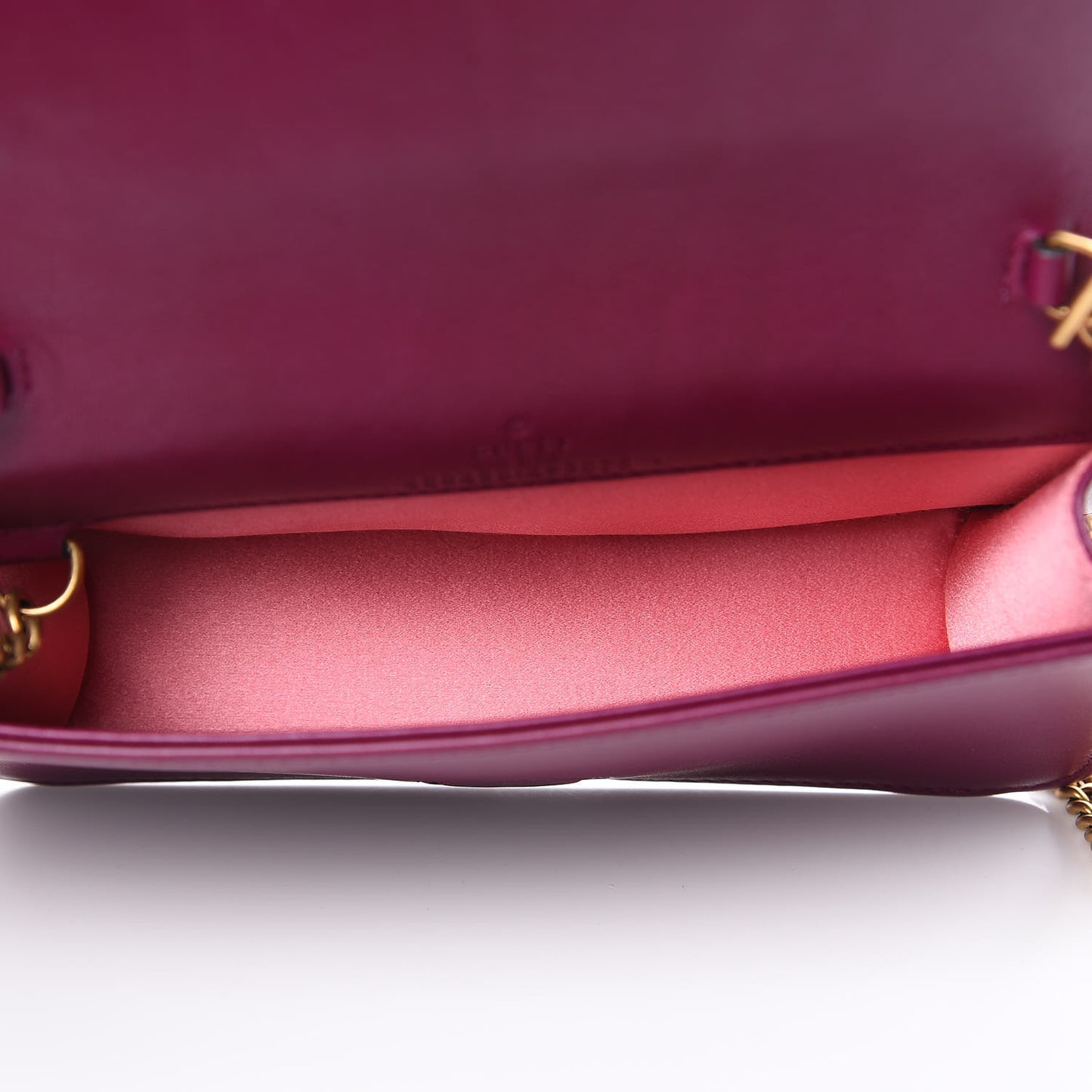 Velvet Matelasse GG Marmont Mini Bag Fuchsia Violet Cyclamen
