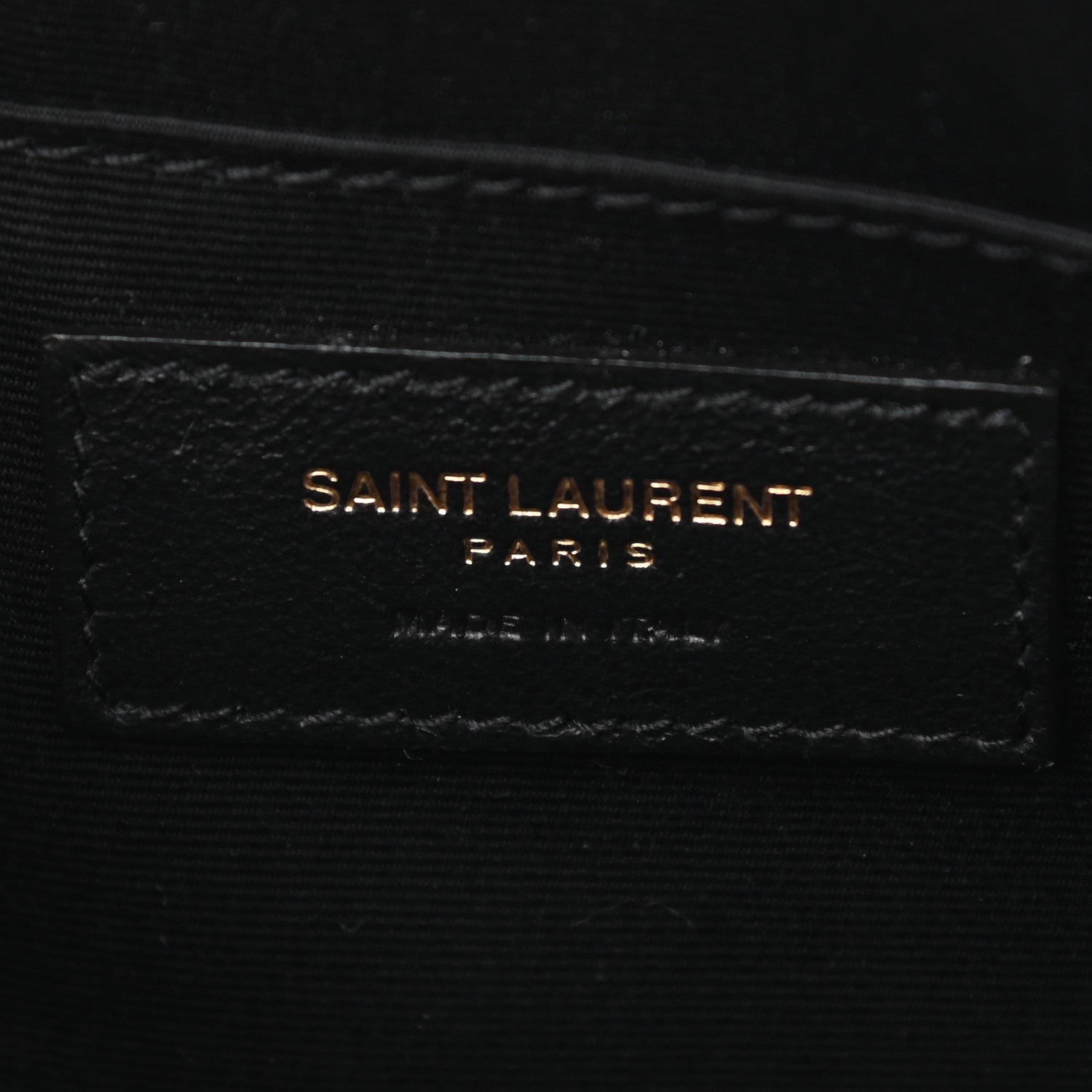 Saint Laurent Calfskin Matelasse Monogram Lou Camera Bag Black 6 of 9